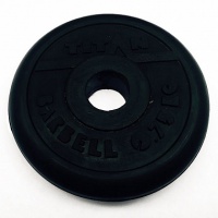 диск обрезиненный d26мм mb barbell titan 0,75кг черный