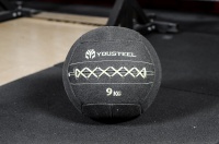 мяч медицинский yousteel kevlar wallball 9 кг
