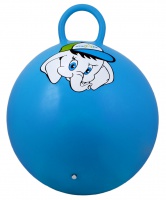 мяч-попрыгун "слоненок" gb-401, 45 см, с ручкой, синий