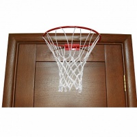 кольцо баскетбольное m-group с сеткой, d-45 см, на дверь