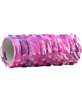 ролик массажный fa-503, 140х330 мм, фиолетовый камуфляж