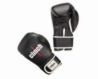 перчатки боксерские clinch pro черные c191
