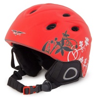 шлем сноубордический vcan vs618 lbq красный, hi-fi