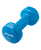 гантель виниловая db-101 3 кг, синяя