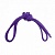 скакалка гимнастическая body form bf-sk01 (bf-jrgl01) 2.5м 150гр фиолетовый