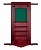 киевница настенная универсальная (махагон, 156x108х10 см) 2001