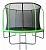 батут 10ft 3,05м sportelite фиберглас, с защитной сеткой внутрь и лестницей, салатовый, gb30201-10ft
